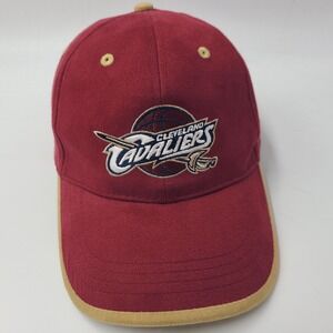 Cleveland‎ Cavaliers Hat Adjustable NBA Elevation Red Gold Basketball Casual Men